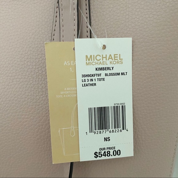 Michael Kors Blossom Pink Kimberly 3 in 1 tote set - Picture 3 of 3